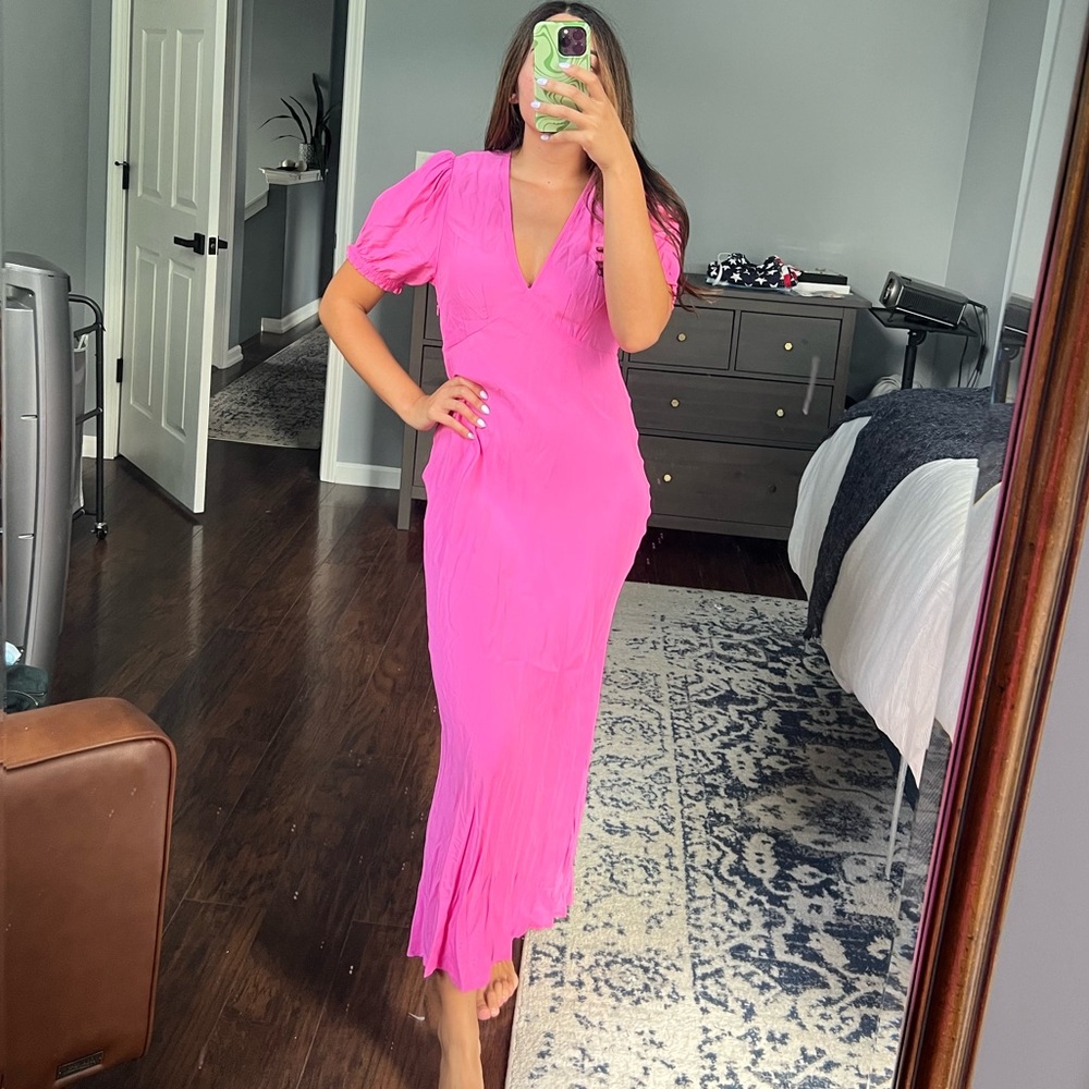 Pink Slip Dress